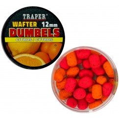 Бойлы Traper Boilies Dumbels Wafter 12 мм/40 г Citrus (Цитрус)